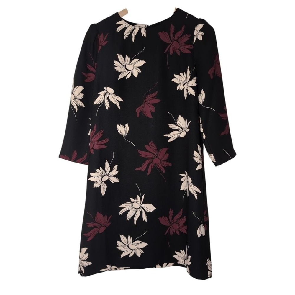 Ann Taylor Floral Shift Dress Womens Size 4 Career Party Event Day to Night